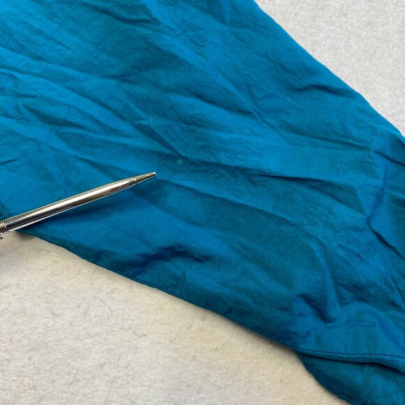 Vintage Reebok Track Jacket Mens M Green Full Zip Big Logo Windbreaker 90s - Picture 12 of 16